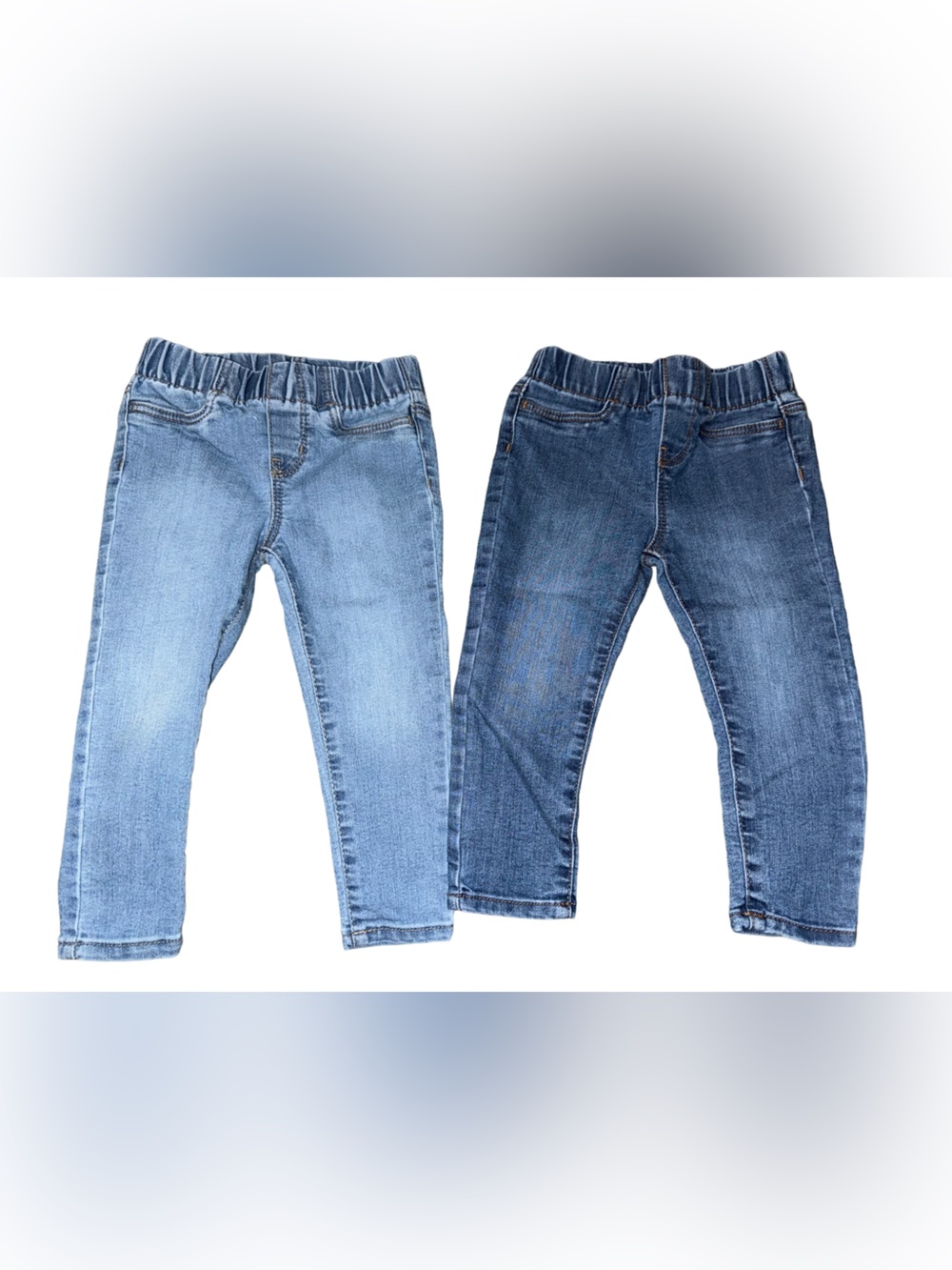 OshKosh B’gosh 24M Denim Jeggings Bundle | Toddler Girls Jeans | 2 Pair